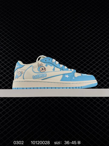 Jordan Air Jordan 1 Low Travis Scott Labubu Custom White Pink Brown Cream EU 36-45 Sneaker - Unisex (BS-79706)