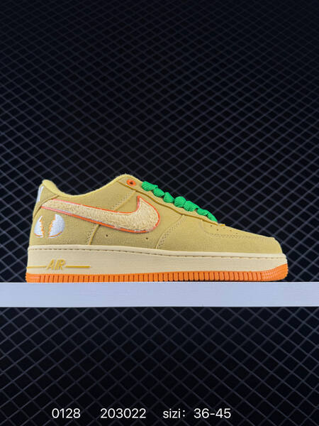 Nike Air Force 1 Low yellow orange green EU 36-45 lifestyle