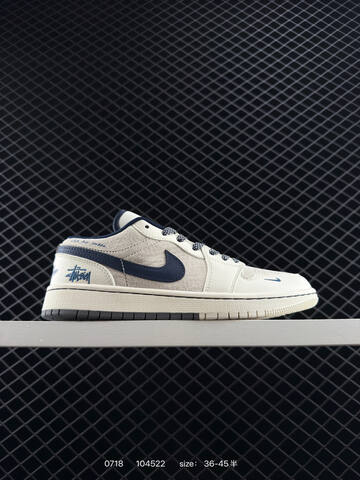Jordan Air Jordan 1 Low Sail Grey Red EU 36-45 Sneaker - Unisex (BS-81045)