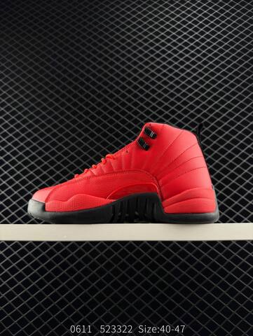 Jordan Air Jordan 12 Retro Red Black EU 40-47 Basketball Shoe - Men's (BS-81224)