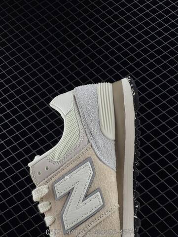 New Balance 574 Dark Grey Light Grey Off White Black EU 36-45 Sneaker - Unisex (BS-83356)