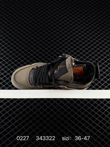 Jordan Air Jordan 4 Retro Olive Taupe Black Mauve Cream EU 36-47 Basketball Shoe - Unisex (BS-79709)
