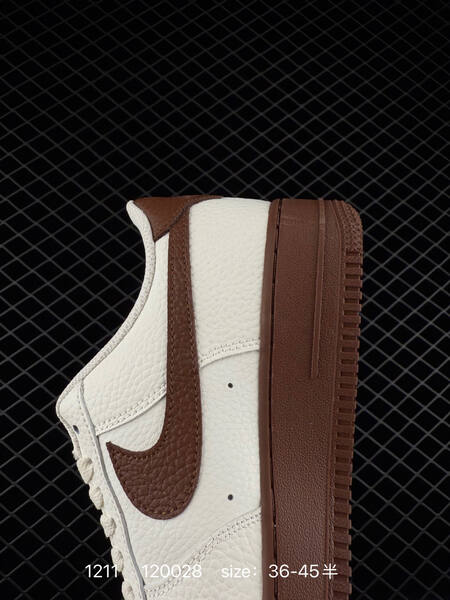 Nike Air Force 1 Low white brown 36-45 casual lifestyle