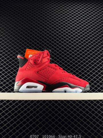 Jordan Air Jordan 6 Red Black White EU 40-47 5 Basketball Shoe - Men's (BS-81095)