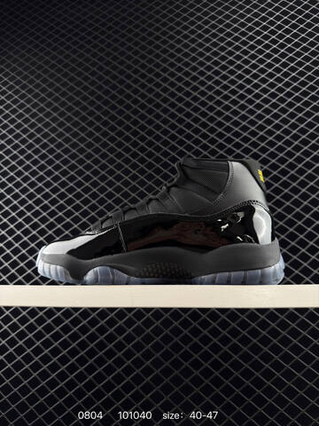 Jordan Air Jordan 11 Retro Gamma Blue Black Blue Yellow EU 40-47 Basketball Shoe - Men's (BS-80977)