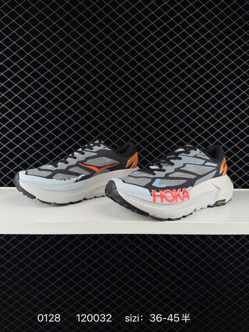HOKA ONE ONE Mafate X 5 Black Orange White EU 36-45 Trail Shoe Trail Running Sneakers - Unisex (BS-86307)