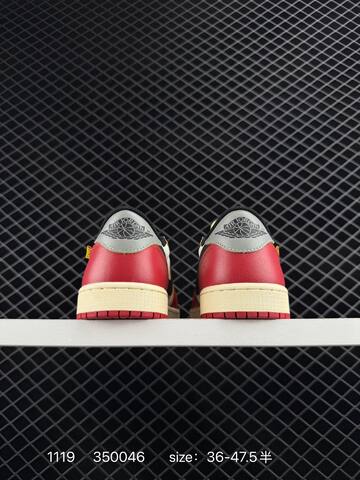 Jordan Air Jordan 1 Low Red White Black Cream EU 36-47 5 Sneaker - Unisex (BS-80236)