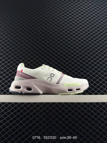 On Cloudpulse Grey Dark Purple Pale Yellow EU 36-45 Training Shoe Training Sneakers - Unisex (BS-85529)