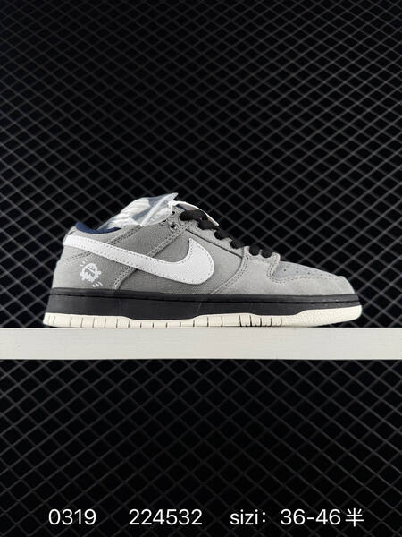 Nike SB Dunk Low Grey White Black Navy EU 36-46 5 skate lifestyle