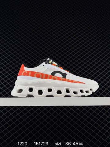 On Cloudmonster Black And White Light Blue EU 36-45 Running Shoe Running Sneakers - Unisex (BS-85429)