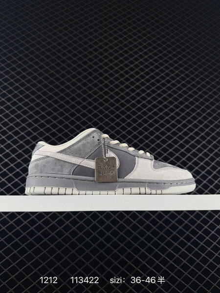 Nike SB Dunk Low grey black white with red laces EU 36-46 5 skate lifestyle