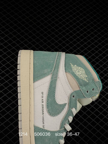 Jordan Air Jordan 1 Retro High OG 555088-610 Turbo Green White Sail EU 36-47 Basketball Shoe - Unisex (BS-80068)