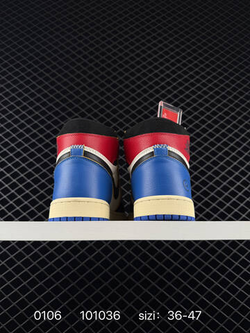 Jordan Union LA x Fragment Design x Air Jordan 1 Retro High OG Sport Royal White Black Red Blue Cream EU 36-47 Basketball Shoe - Unisex (BS-79890)