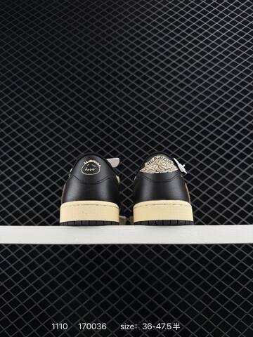 Jordan Travis Scott x Air Jordan 1 Low Black Beige Cream EU 36-47 5 Sneaker - Unisex (BS-80314)