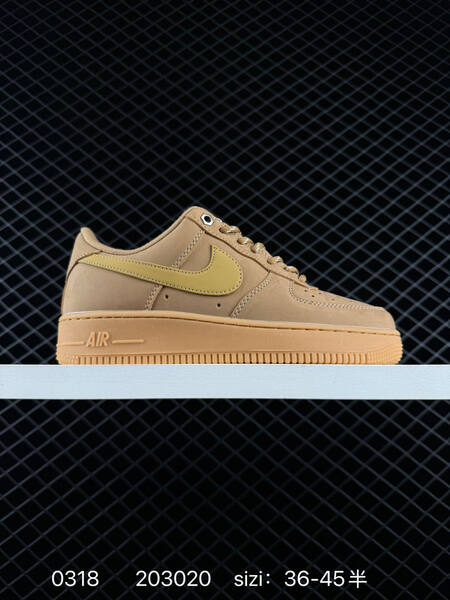 Nike Air Force 1 07 Low black and tan gum EU 36-45 5 lifestyle
