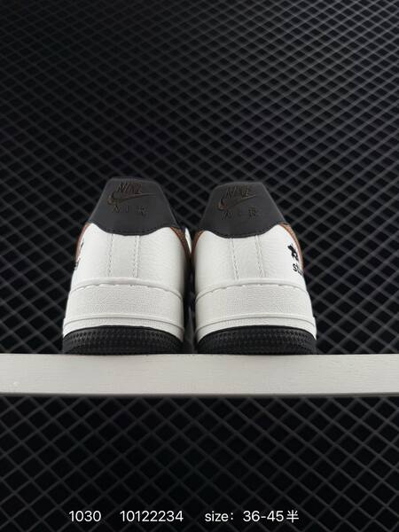 Nike Air Force 1 07 White Black Brown EU 36-45 lifestyle