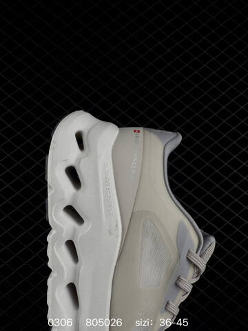 On Cloudmonster 2 Ivory White Dark Gray 36-45 Running Shoe Running Sneakers - Unisex (BS-85402)