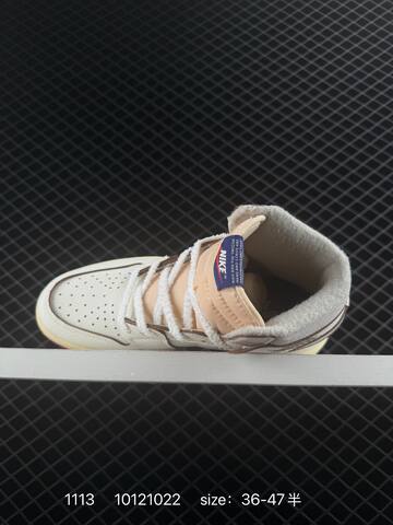 Jordan Air Jordan 1 Retro High OG Sail Cream Grey Red EU 36-47 Basketball Shoe - Unisex (BS-80293)