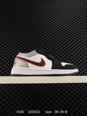 Jordan Air Jordan 1 Low White Navy Blue Grey EU 36-45 Sneaker - Unisex (BS-80436)