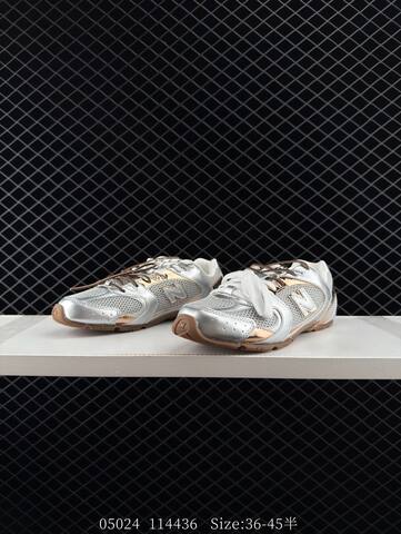 New Balance 530 Silver Gold Brown White EU 36-45 Sneaker - Unisex (BS-83411)