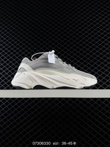 Adidas Yeezy 700 Runner V2 Grey White Black Orange EU 36-45 Sneaker - Unisex (BS-83536)