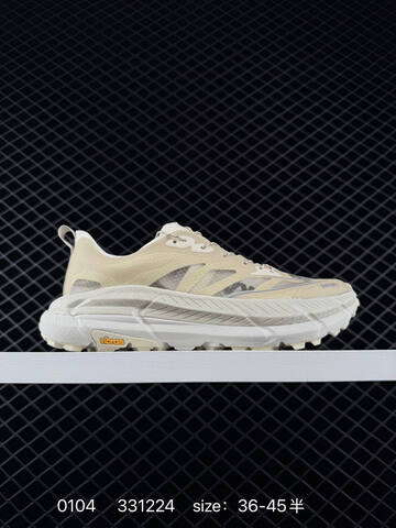 HOKA ONE ONE Mafate Speed 4 Black Silver White EU 36-45 Trail Shoe Trail Running Sneakers - Unisex (BS-86332)