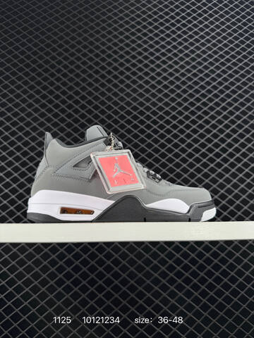 Jordan Air Jordan 4 SE Neon Grey Black White Red EU 36-48 Basketball Shoe - Unisex (BS-80193)