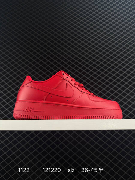 Nike Air Force 1 07 White Grey and Triple Red EU 36-45 5 lifestyle