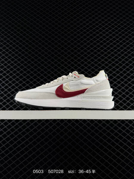 Nike Waffle One Crater DX4309-507028 white/cream/red EU 36-45 running lifestyle
