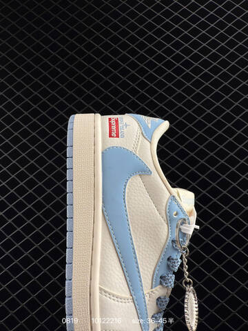 Jordan Air Jordan 1 Low Sail Light Blue Grey EU 36-45 Sneaker - Unisex (BS-80880)