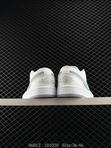 Jordan Air Jordan 1 Low White Grey Light Blue EU 36-46 Sneaker - Unisex (BS-81218)
