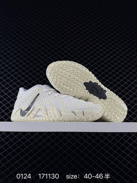 Nike Ja 3 white cream with black swoosh and blue accents 40-46 5 basketball lifestyle
