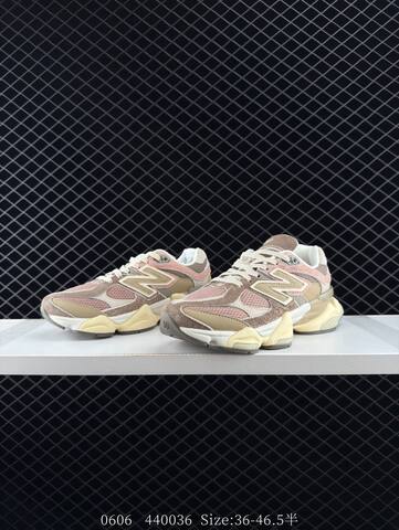 New Balance 9060 Brown Pink Beige Cream Grey EU 36-46 5 Sneaker - Unisex (BS-83343)