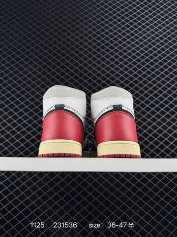 Jordan Air Jordan 1 Retro High Union Los Angeles Black Toe White Black Red Cream EU 36-47 Basketball Shoe - Unisex (BS-80195)