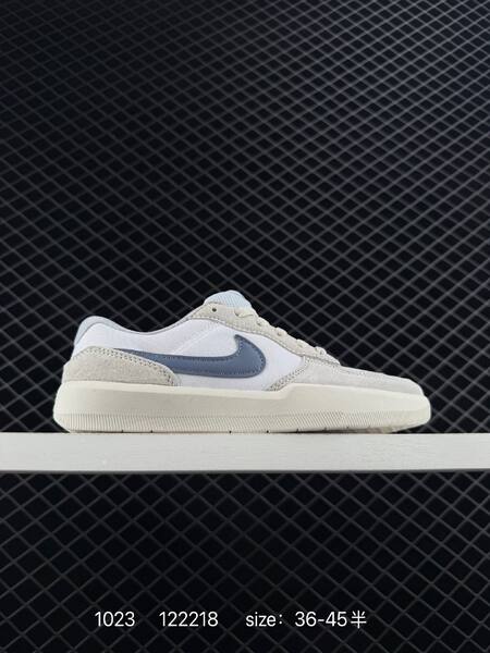 Nike SB Force 58 CZ2959-002 light grey white with blue-grey swoosh EU 36-45 skate lifestyle