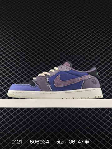 Jordan Air Jordan 1 Low OG Zion Williamson Regency Purple Dark Raisin 2 0 Purple Black Blue Cream Mint EU 36-47 Sneaker - Unisex (BS-79802)