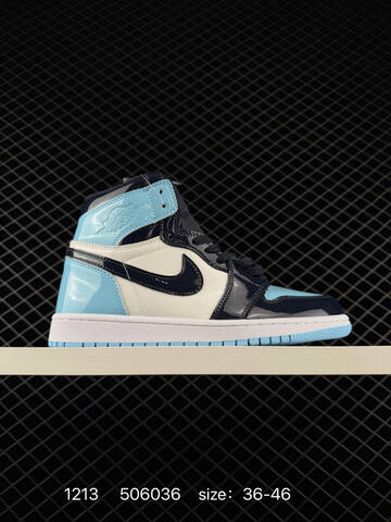 Jordan Air Jordan 1 Retro High OG 555088 115 Navy Blue Light Blue White EU 36-46 Basketball Shoe - Unisex (BS-80073)