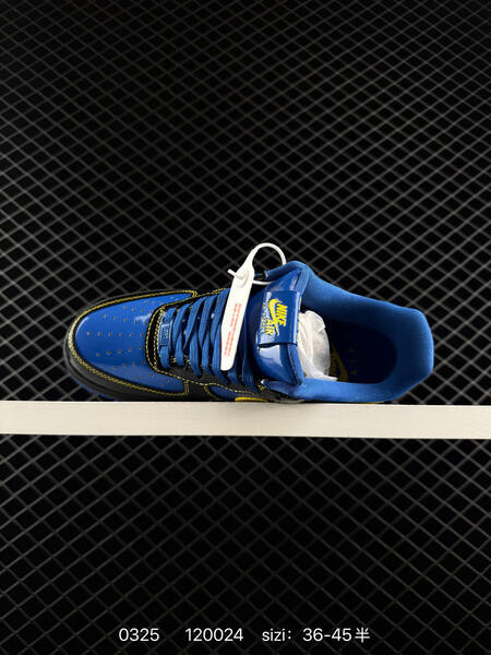 Nike Air Force 1 07 Low black blue yellow EU 36-45 lifestyle
