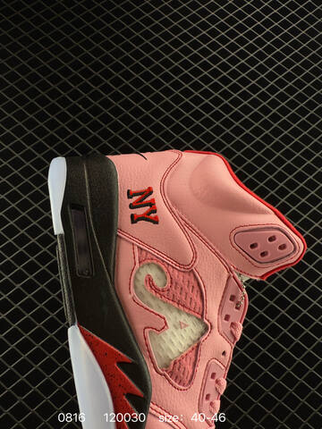 Jordan Air Jordan 5 Retro High DV4982-004 Pink Red Black White EU 40-46 Basketball Shoe - Men's (BS-80904)