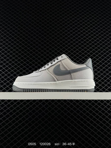 Nike Air Force 1 '07 light grey / white / dark grey EU 36-45 casual lifestyle