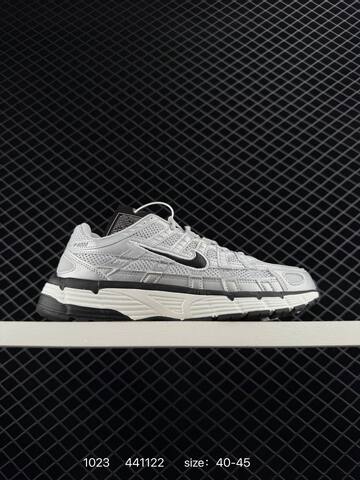 Nike P-6000 Black White and White Black