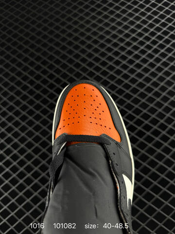 Jordan Air Jordan 1 Retro High OG DZ5485 008 Black Orange Sail White EU 40-48 5 Basketball Shoe - Men's (BS-80513)