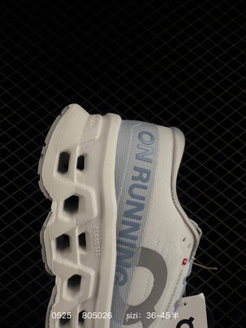 On Cloudmonster White Light Blue Grey EU 36-45 Running Shoe Running Sneakers - Unisex (BS-85241)