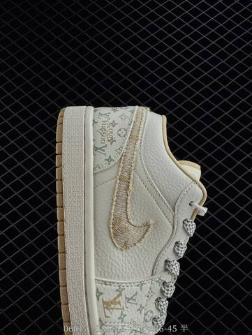 Jordan Air Jordan 1 Low Off White Light Green Beige EU 36-45 Skate Shoe - Unisex (BS-81190)