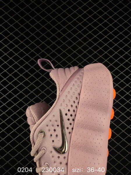 Nike Mind 002 lilac purple with bright orange outsole pods 36-40 casual lifestyle