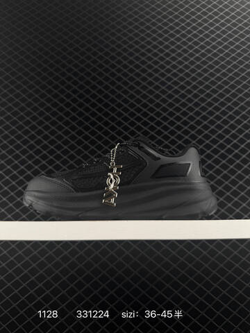 HOKA ONE ONE Clifton One9 Triple Black EU 36-45 Running Shoe Running Sneakers - Unisex (BS-86369)