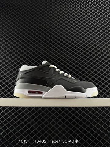 Jordan Air Jordan 4 RM Black Grey White Cream EU 36-48 Basketball Shoe - Unisex (BS-80526)