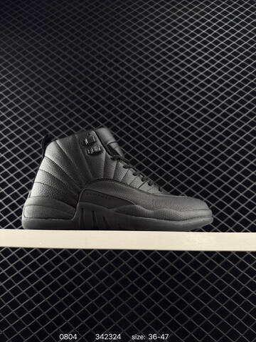 Jordan Air Jordan 12 Retro Winterized Triple Black EU 36-47 Basketball Shoe - Unisex (BS-80970)