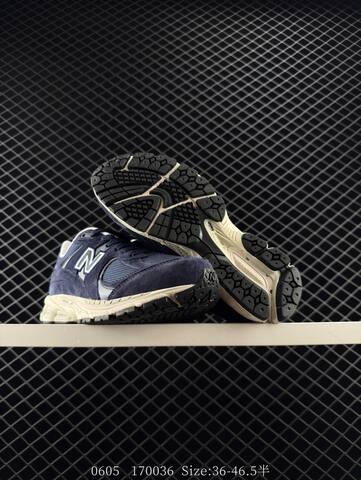 New Balance ML2002R0 Navy Blue Off White Black EU 36-46 5 Sneaker - Unisex (BS-83351)