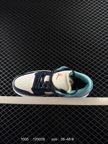 Jordan Air Jordan 1 Low Sail Navy Blue Light Blue EU 36-46 Skate Shoe - Unisex (BS-80578)